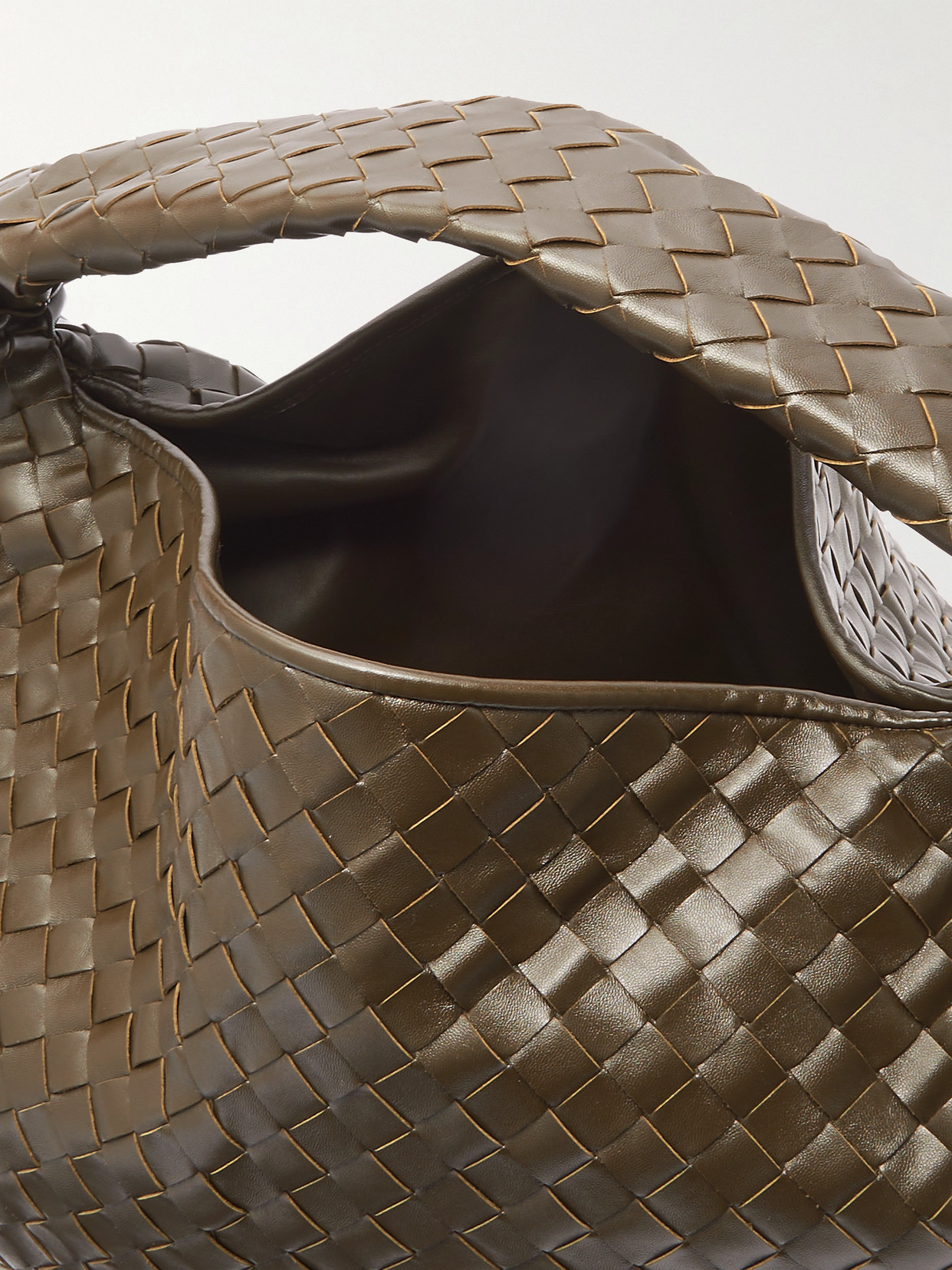 Hop Large Intrecciato Leather Tote