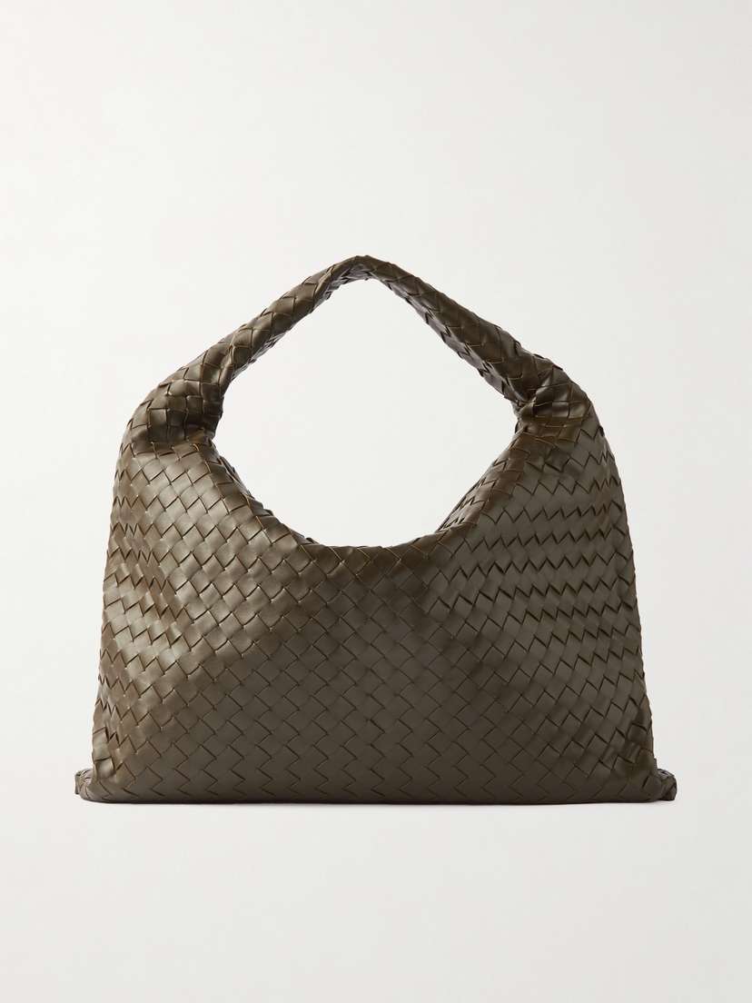 Bottega Veneta Hop Large Intrecciato Leather Tote