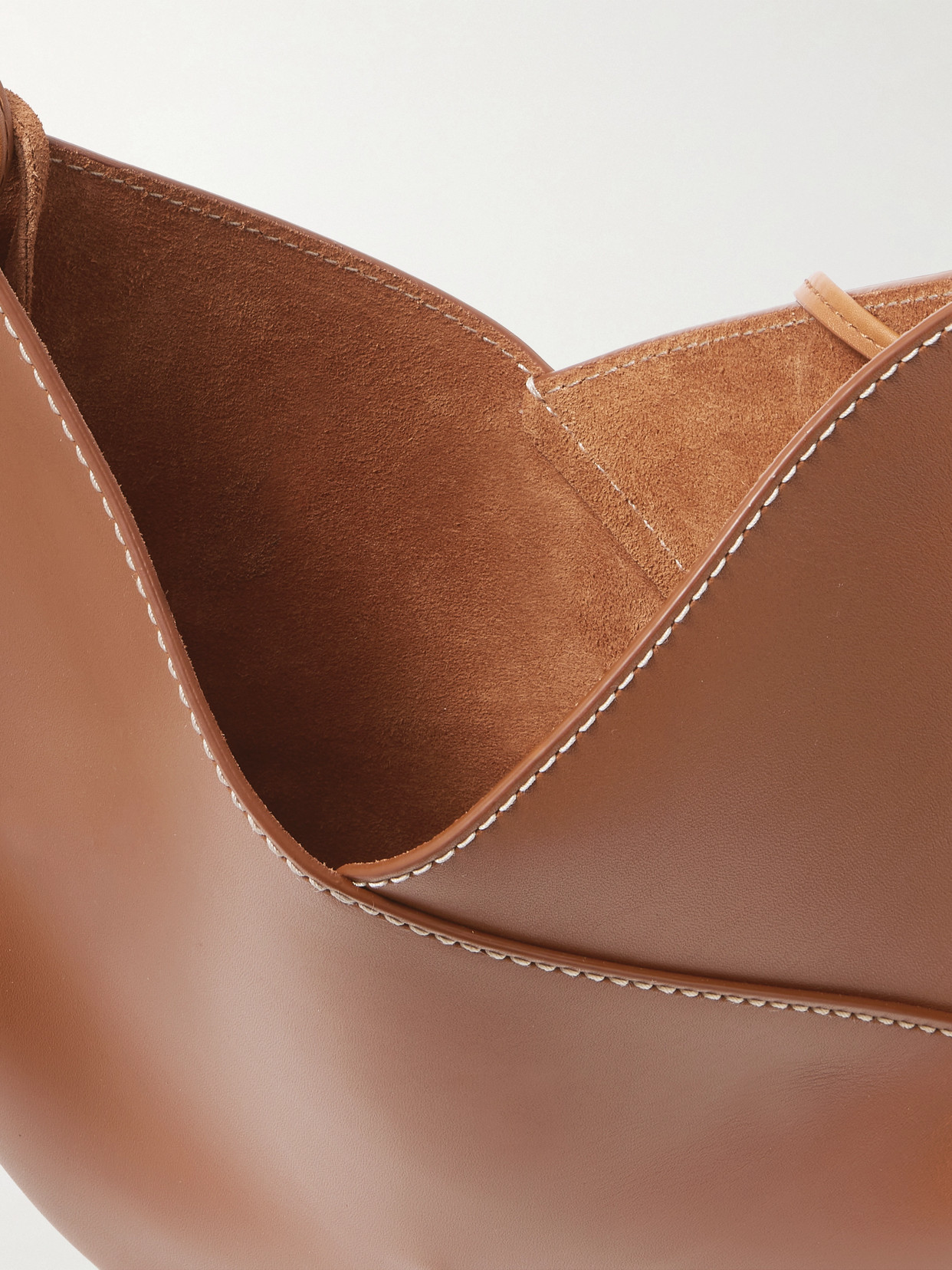 Bottega Veneta Solstice Small Embellished Leather Shoulder Bag In Brown