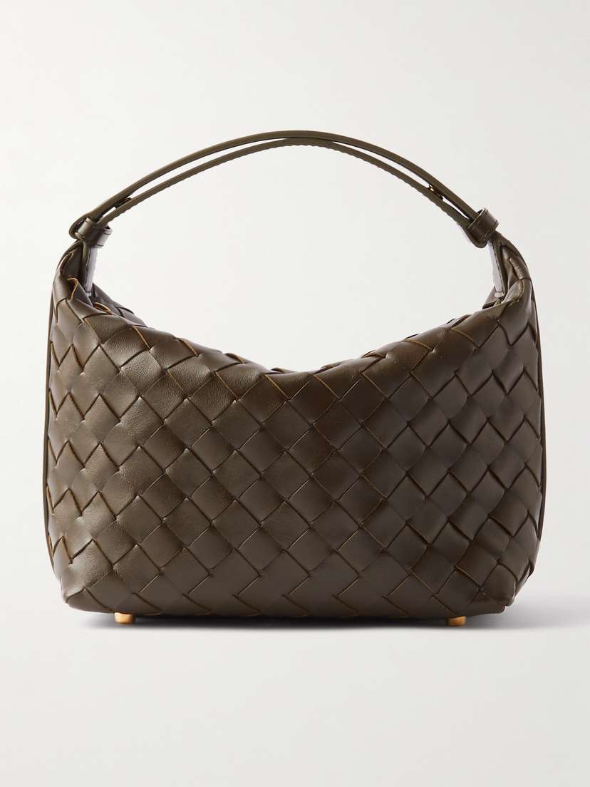 Bottega Veneta Wallace Mini Intrecciato Leather Shoulder Bag