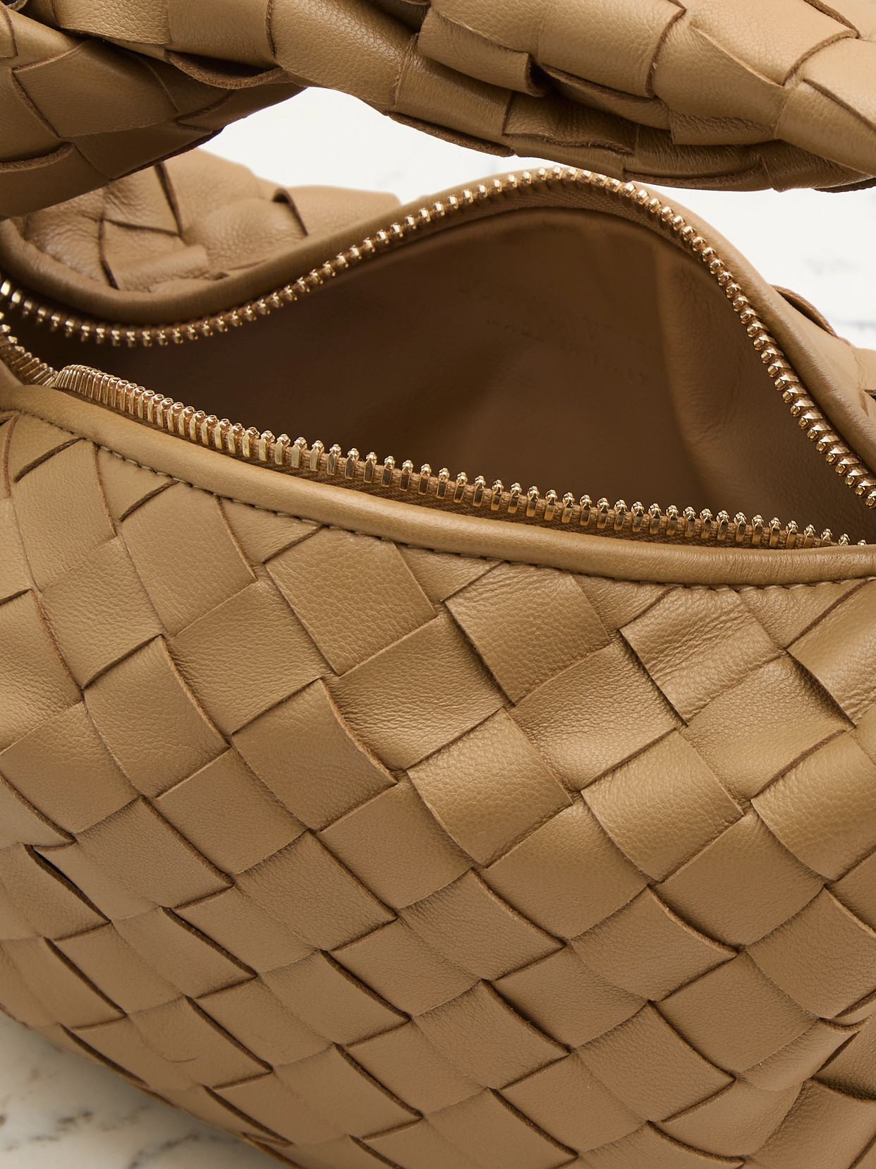 Jodie Mini Intrecciato Leather Tote