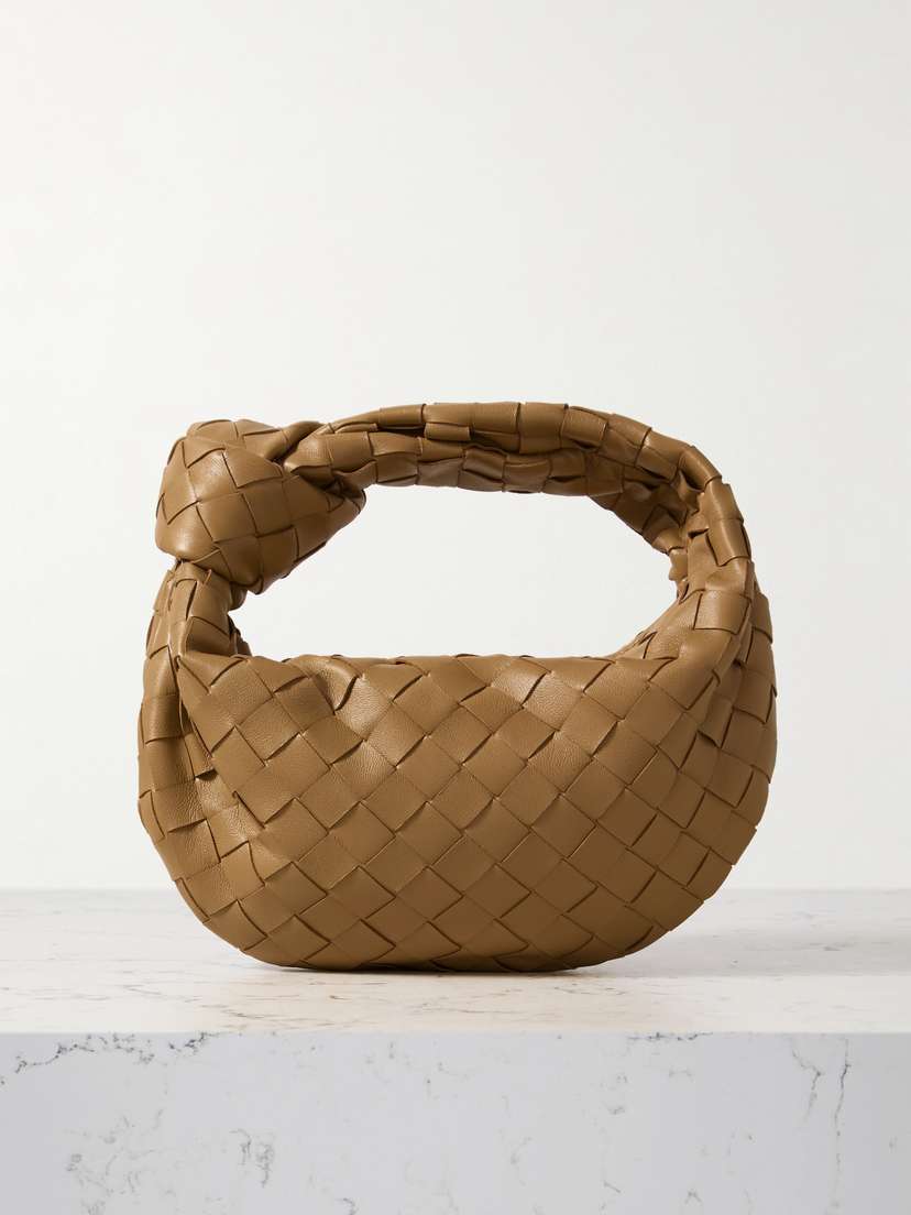 Bottega Veneta Jodie Mini Knotted Intrecciato Leather Tote