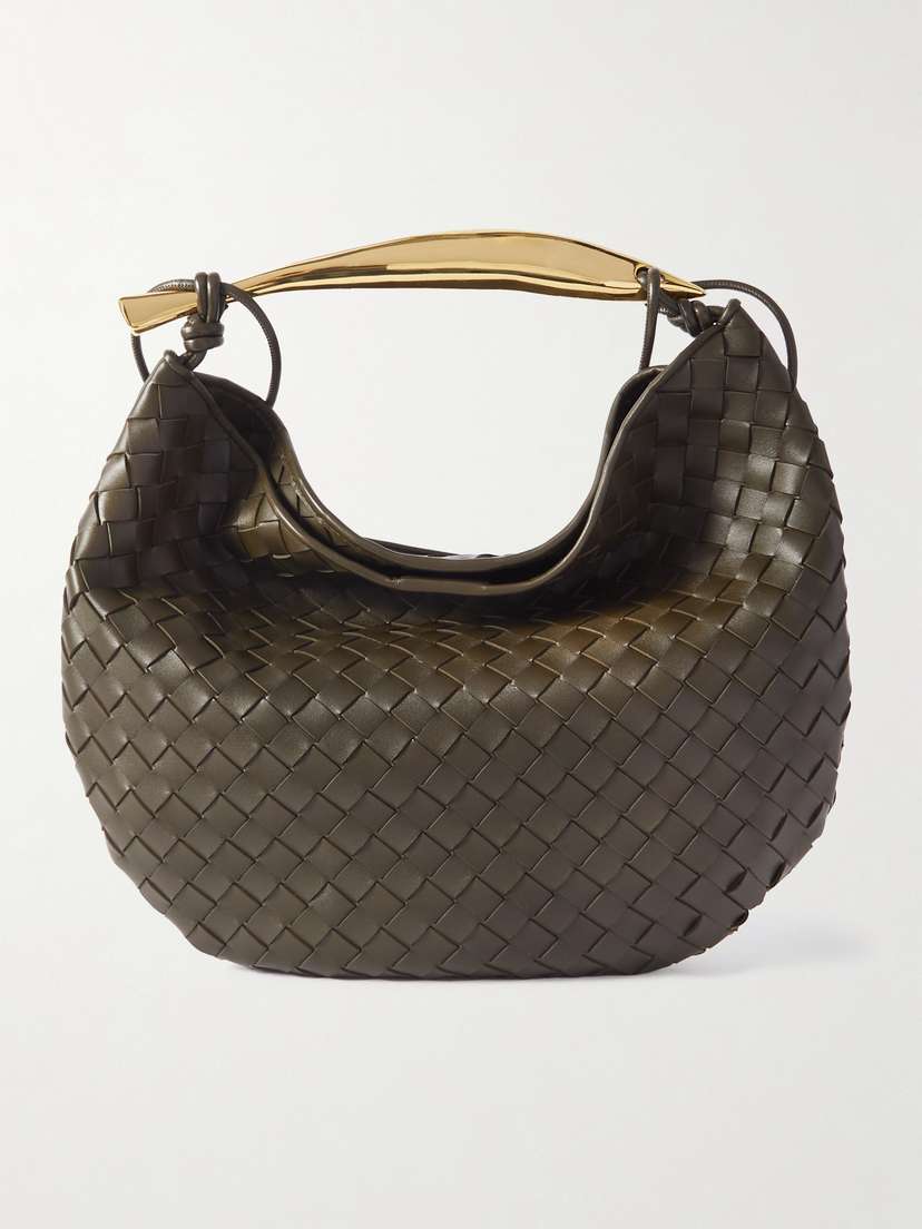 Bottega Veneta Sardine Medium Intrecciato Leather Shoulder Bag