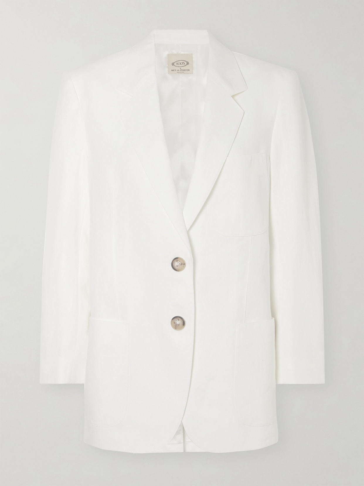 Tod's - Linen Blazer - White