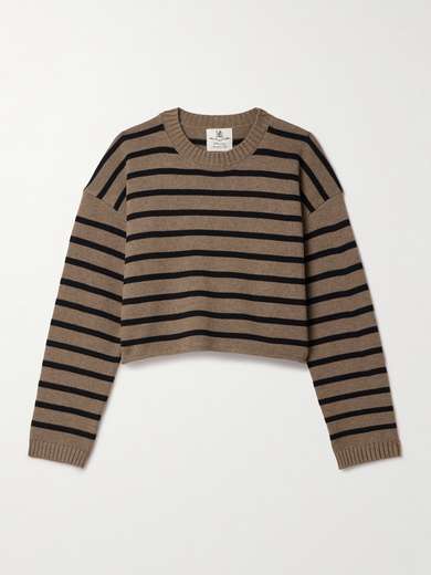 Denimist - Cropped Stripe Sweater