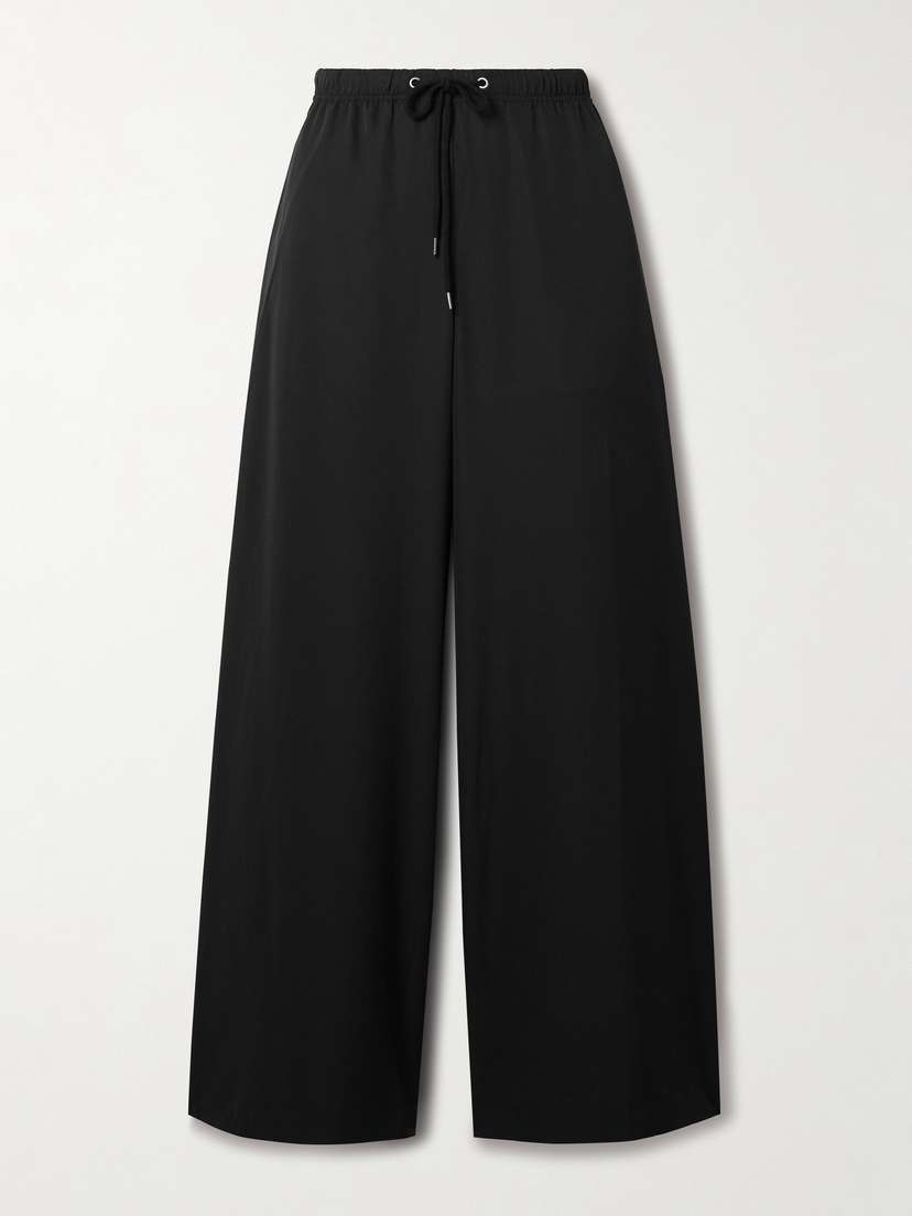 James Perse Matte-satin Wide-leg Pants