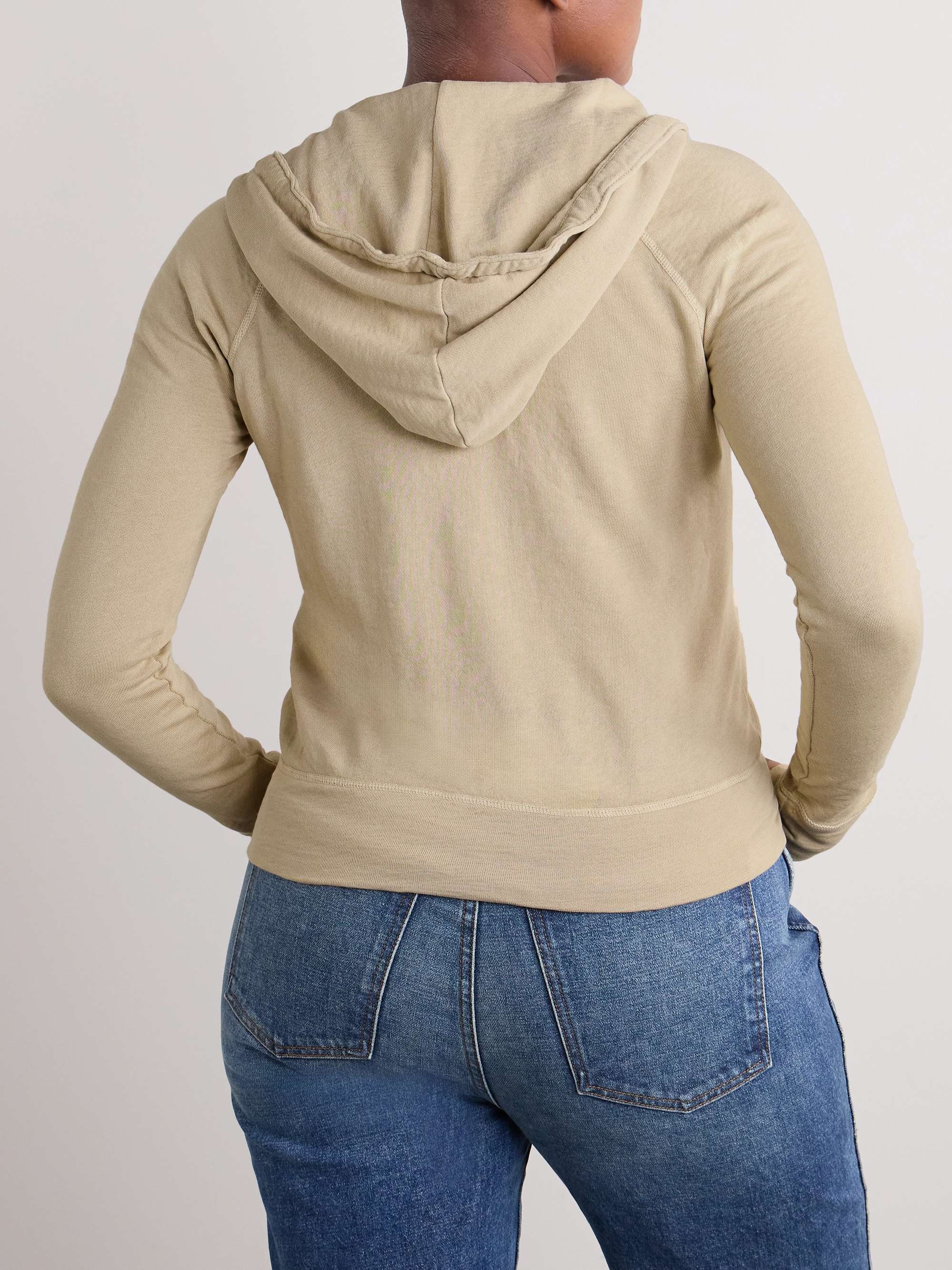 JAMES PERSE Vintage Supima cotton-jersey hoodie