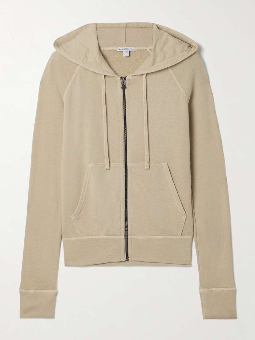 James Perse French Cotton-terry Hoodie
