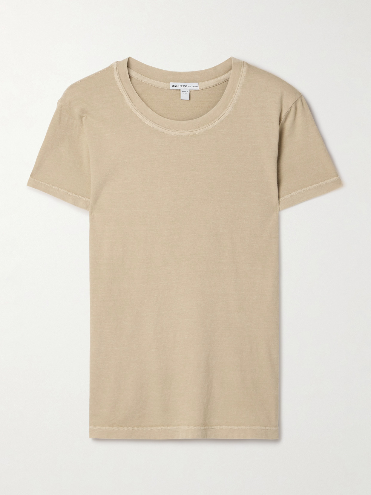 James Perse Vintage Boy Cotton-jersey T-shirt In Neutrals
