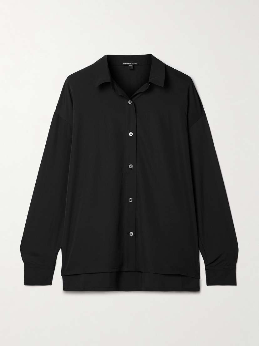 James Perse Matte-satin Shirt