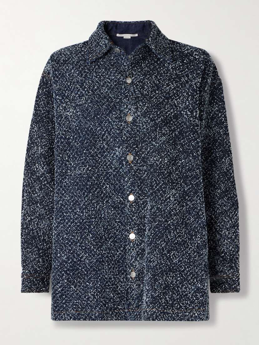 Stella McCartney Oversized Bouclé-denim Shirt