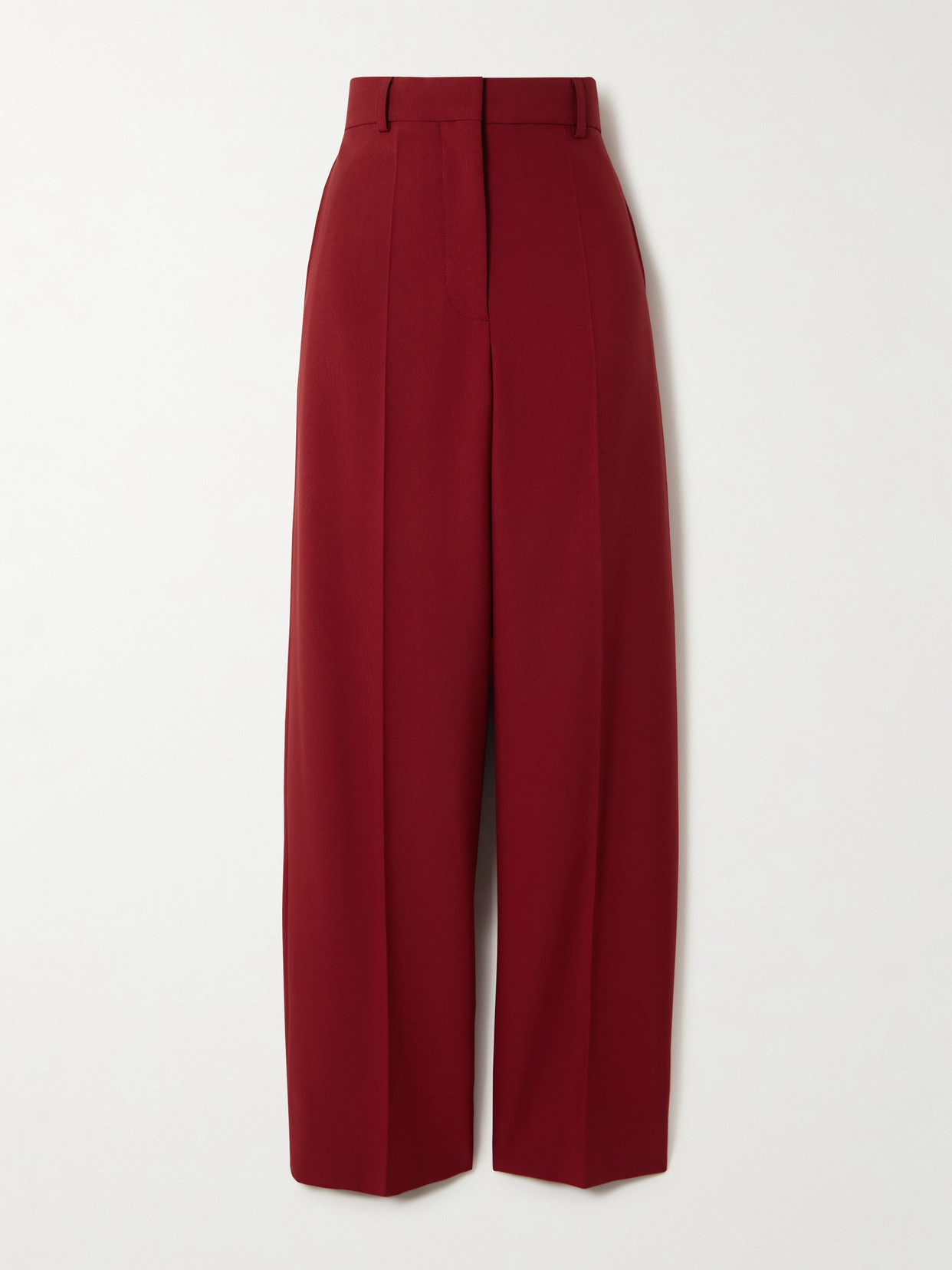 Stella McCartney - Wool-crepe Wide-leg Pants - Red