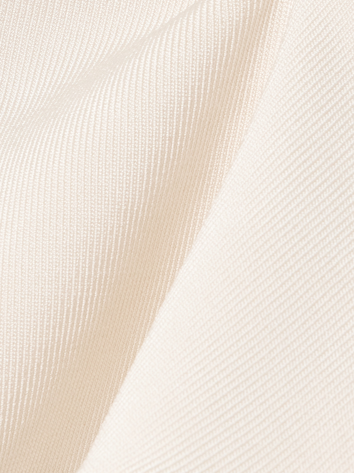 Calle Del Mar Ribbed-knit Bodysuit In Ecru