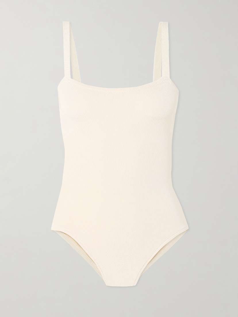 Calle Del Mar Ribbed-knit Bodysuit