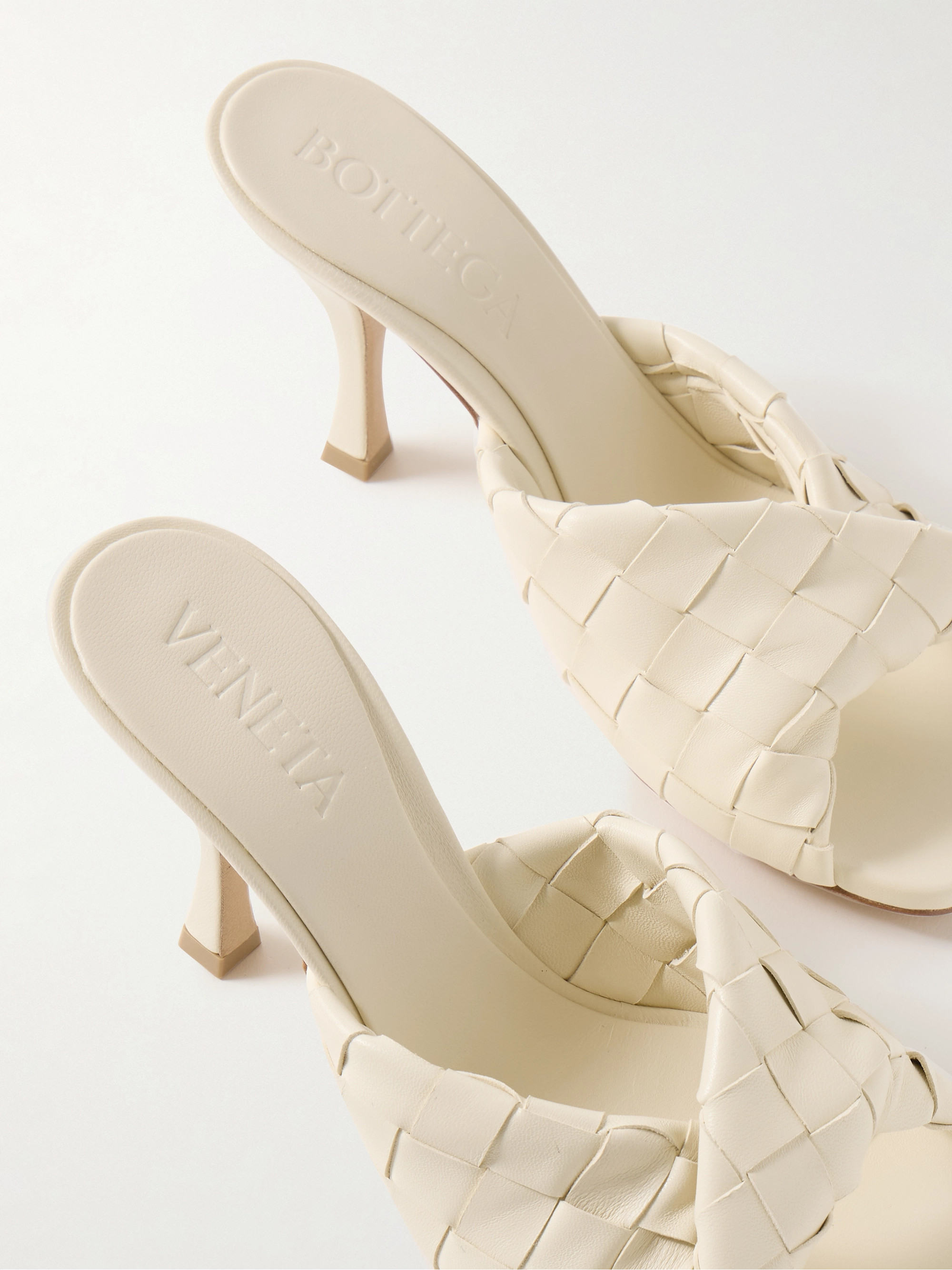 Bottega Veneta Blink twisted intrecciato leather mules thumbnail