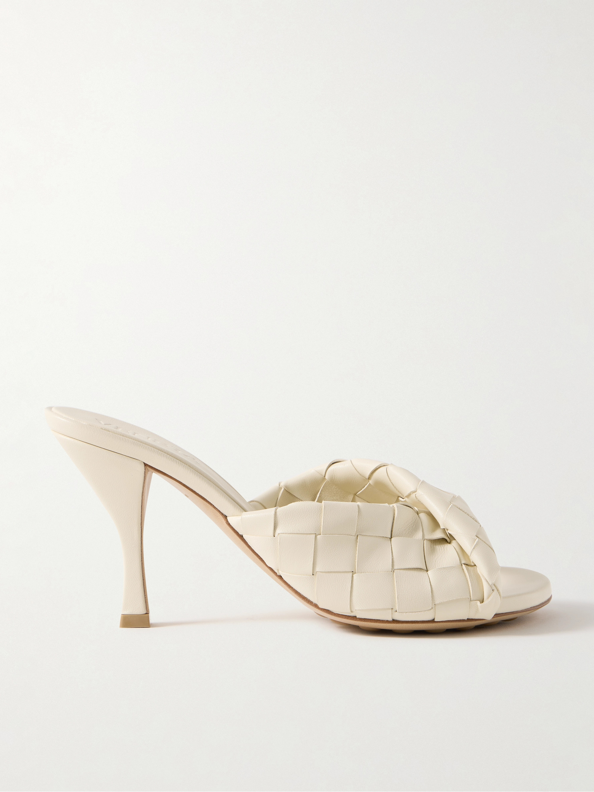 Bottega Veneta Blink twisted intrecciato leather mules
