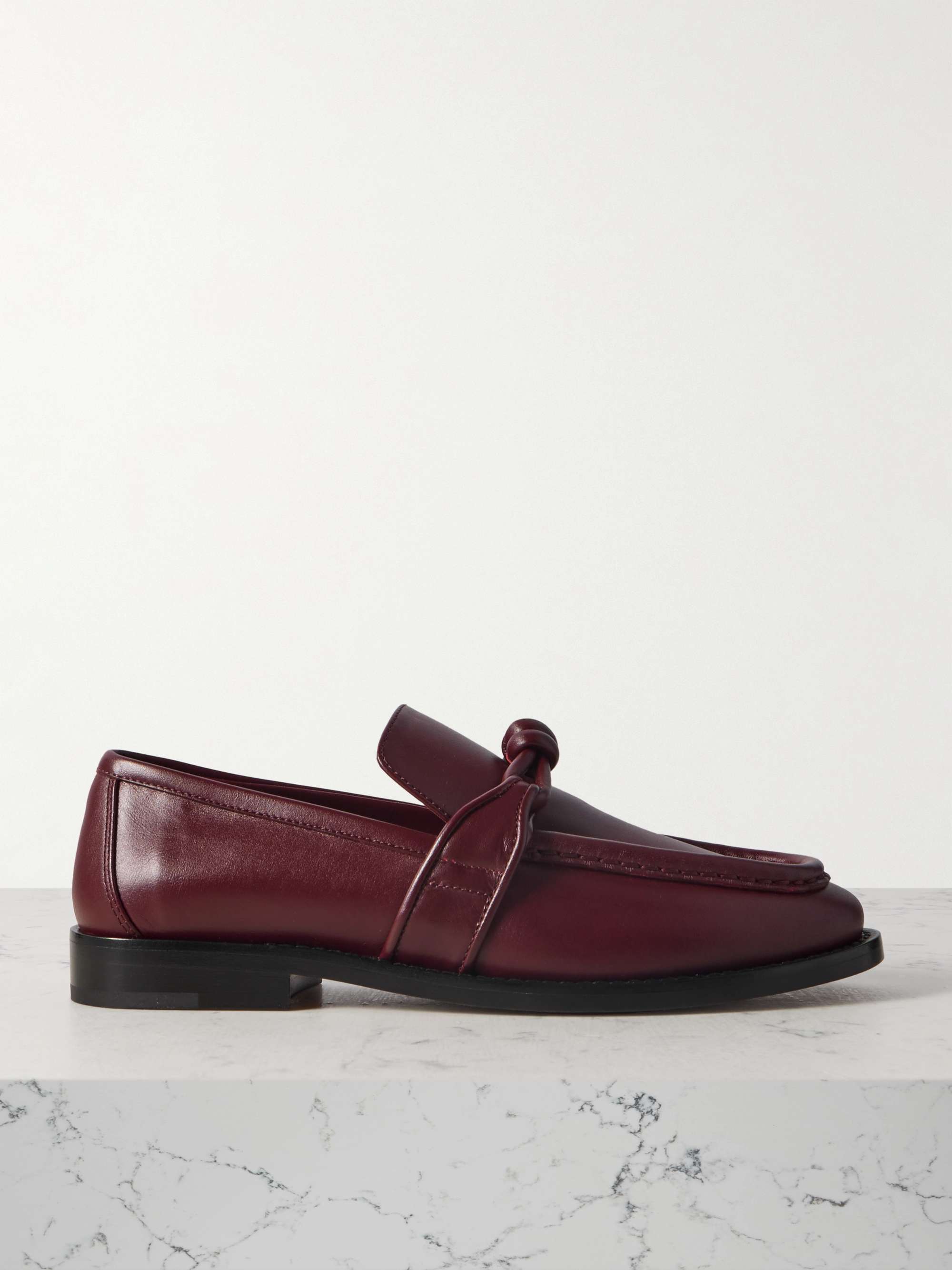 BOTTEGA VENETA Astaire embellished leather loafers | NET-A BOTTEGA VENETA Astaire embellished leather loafers | NET-A