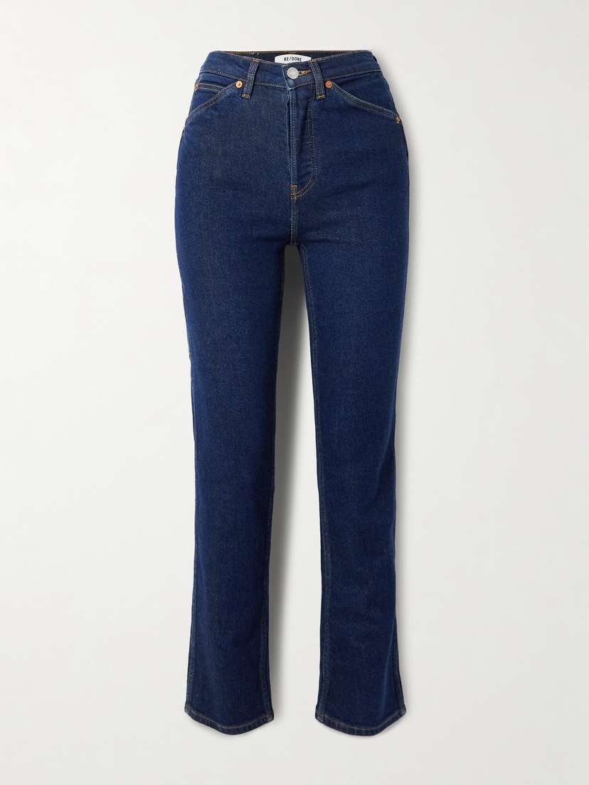 RE/DONE Painter Stove Pipe High-rise Straight-leg Jeans