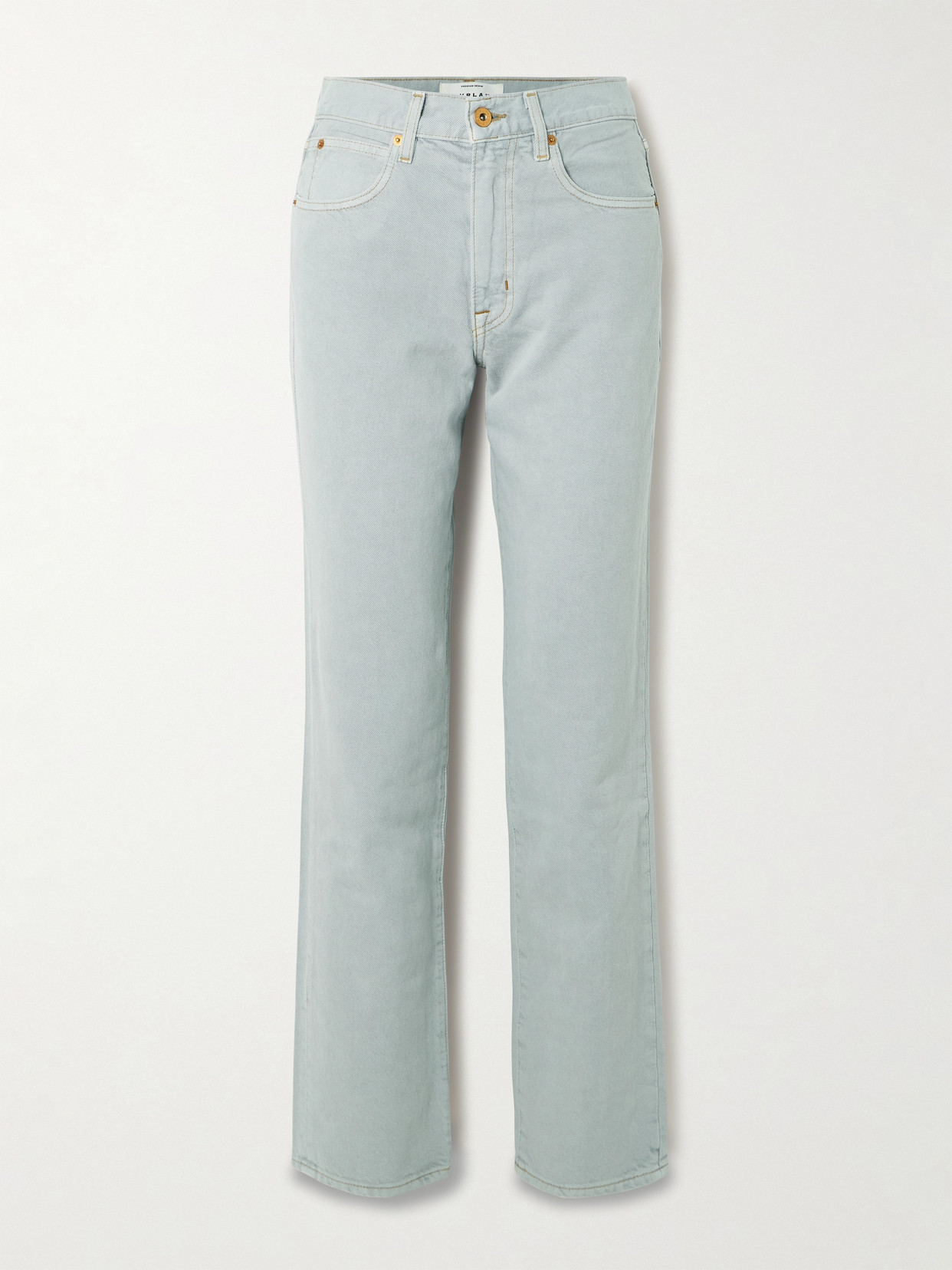 Slvrlake Sophie Mid-rise Straight-leg Jeans In Gray