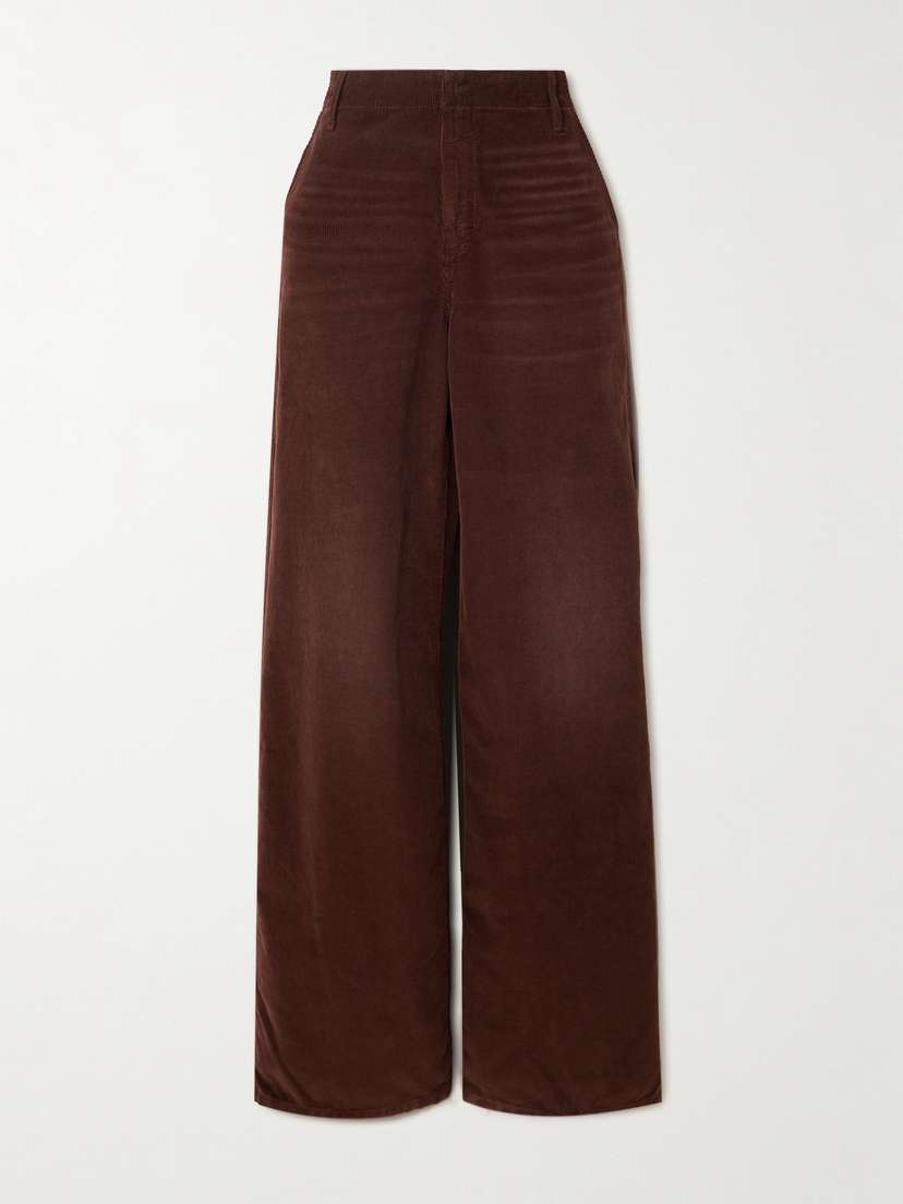 RE/DONE Cotton-corduroy Wide-leg Pants