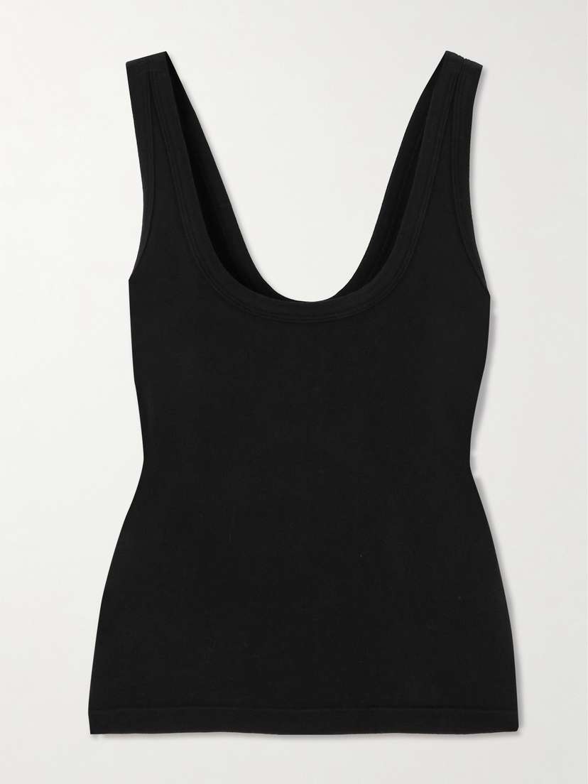 Alo Yoga Seamless Cotton-blend Tank Top