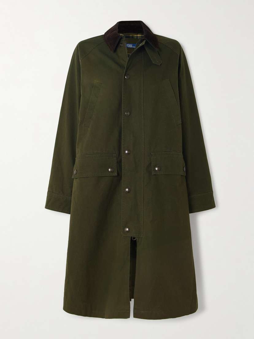 Polo Ralph Lauren Corduroy-trimmed Cotton Jacket