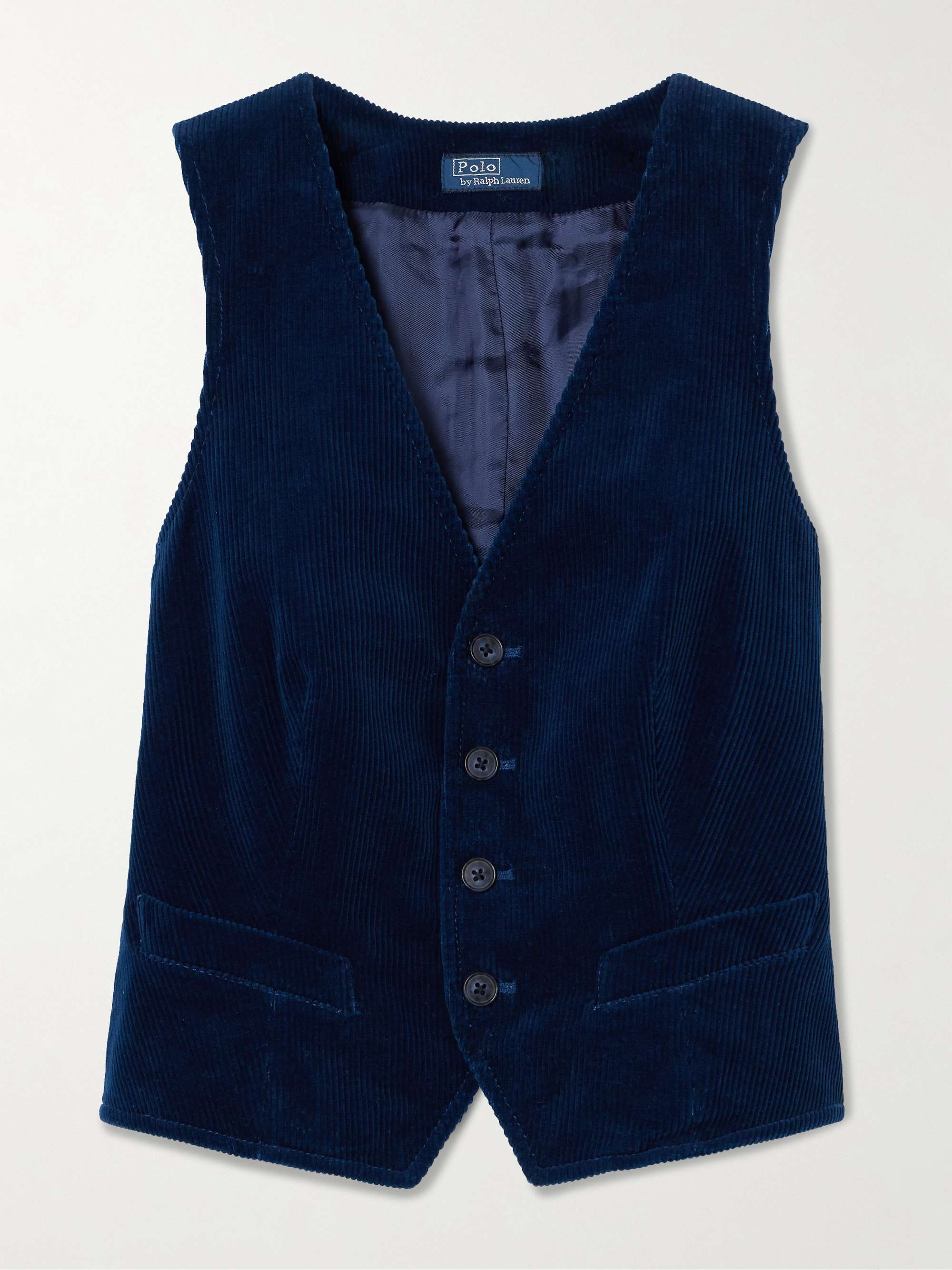 POLO RALPH LAUREN Cotton corduroy vest NET A PORTER