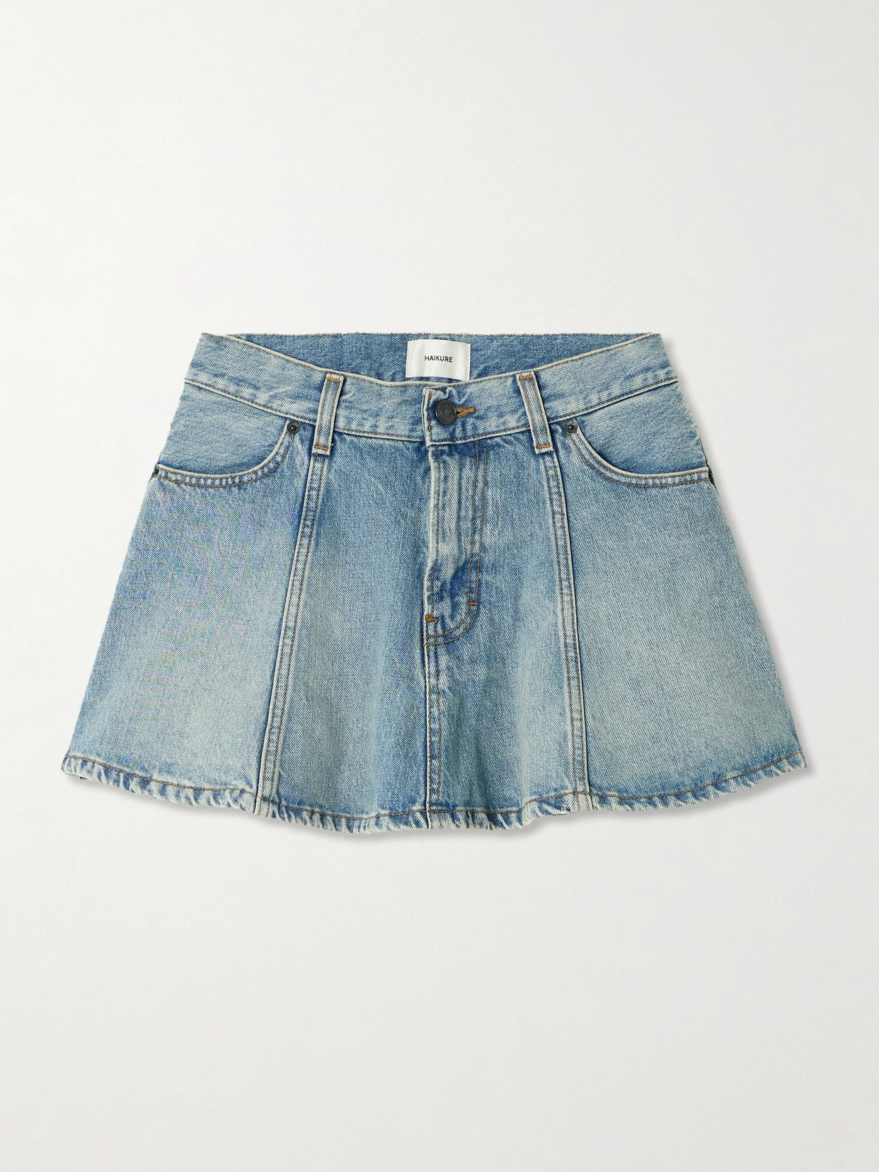 Haikure - Margaux Organic Denim Mini Skirt - Blue