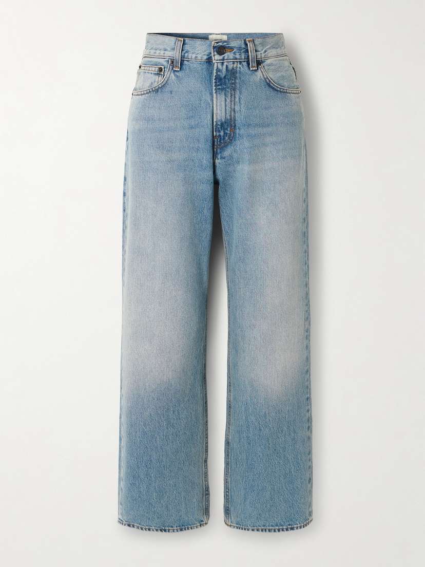 Haikure Korea High-rise Wide-leg Jeans