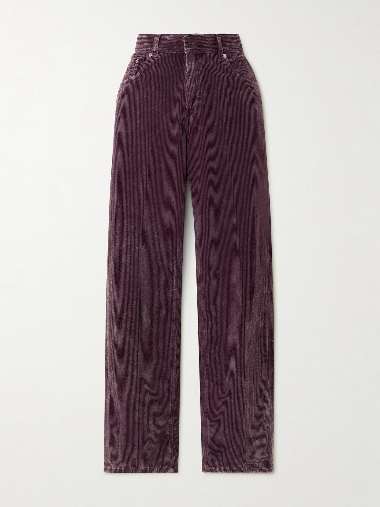 Haikure - Bonnie Cotton-corduroy Pants - Burgundy