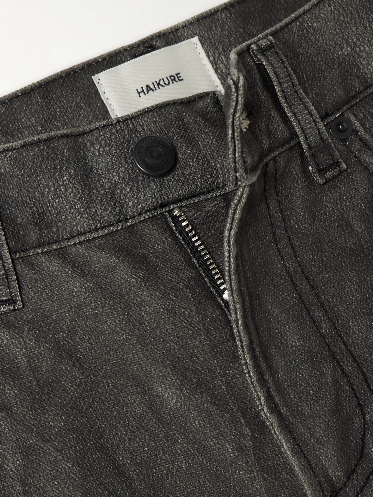 Haikure Flora Printed Mid-rise Flared Jeans In Brown