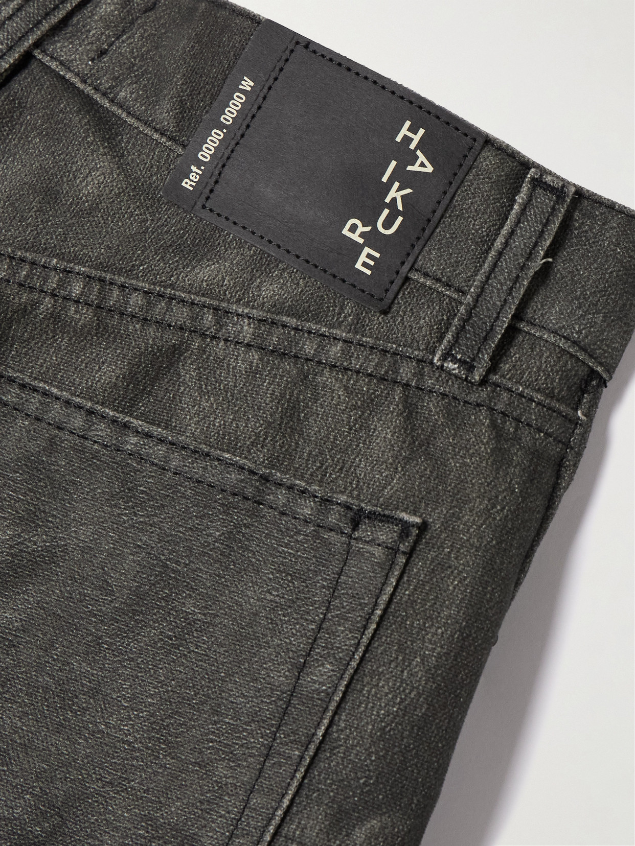 Haikure Flora Printed Mid-rise Flared Jeans In Brown