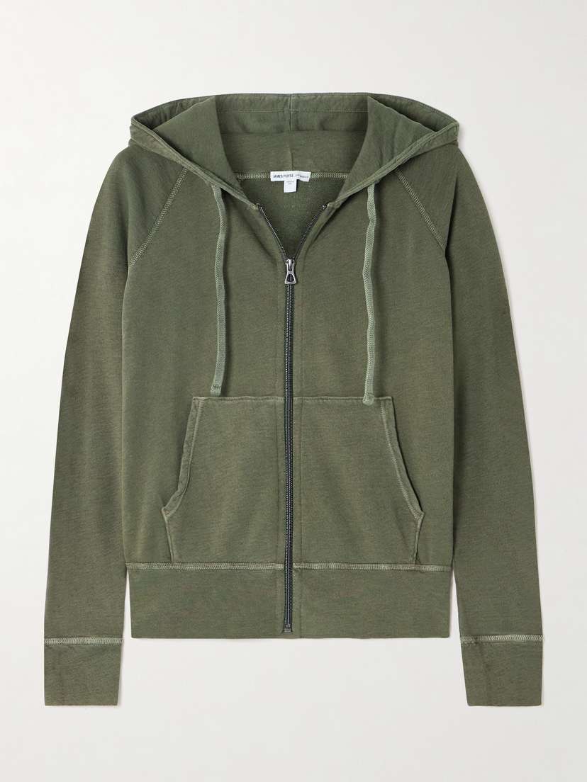 James Perse French Cotton-terry Hoodie