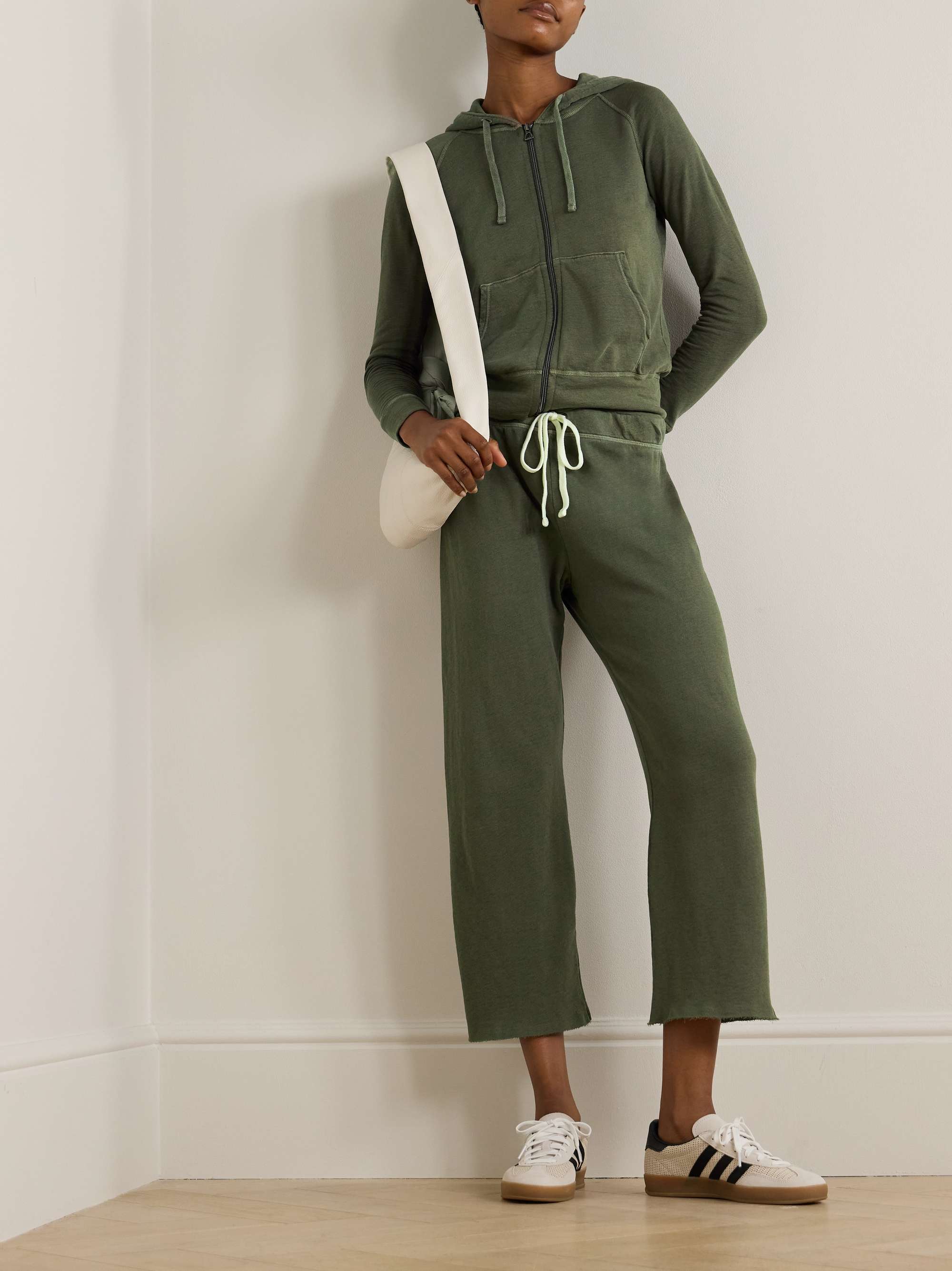 JAMES PERSE Vintage Supima cotton-jersey hoodie