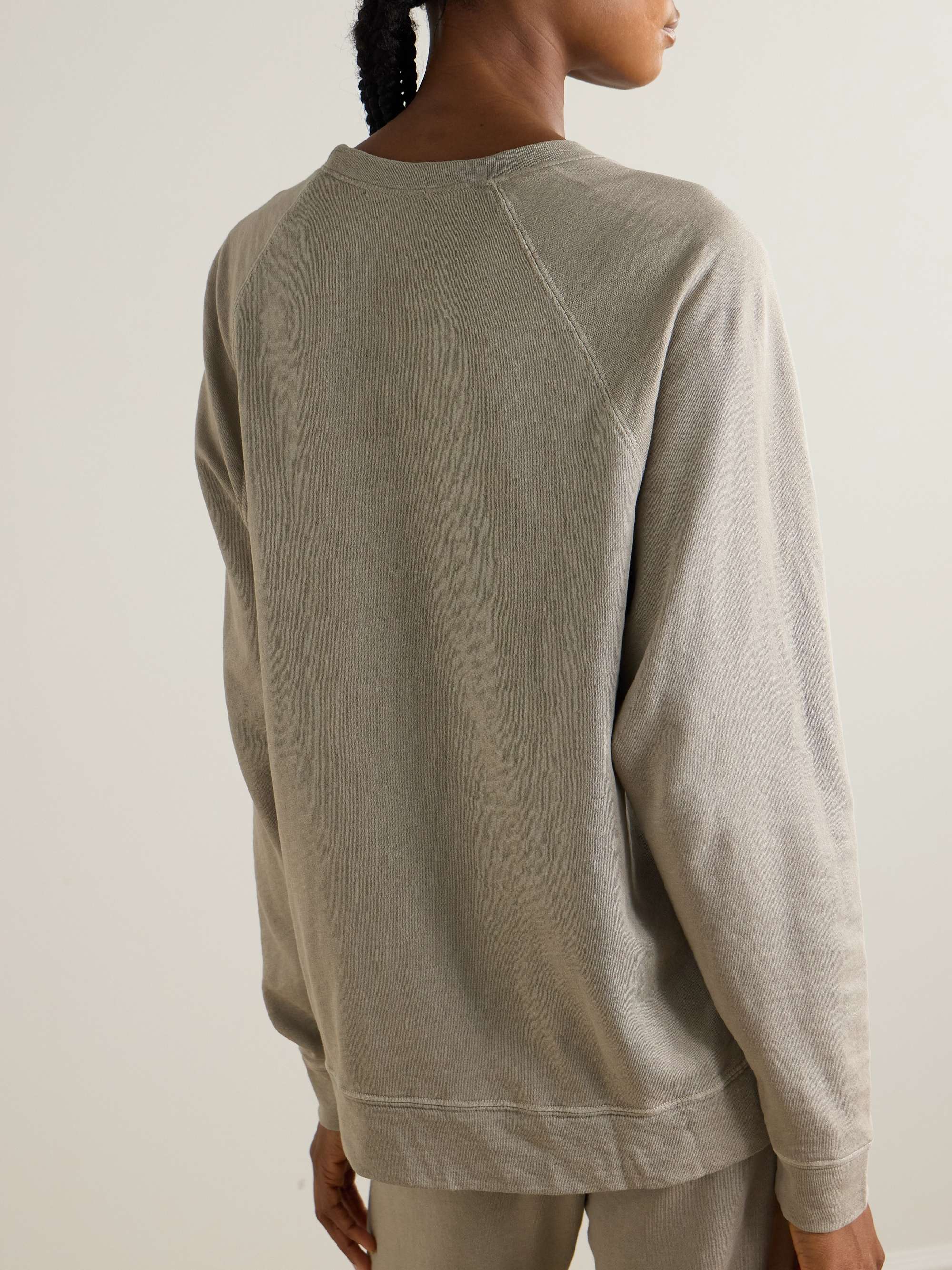 JAMES PERSE Supima cotton-terry sweatshirt