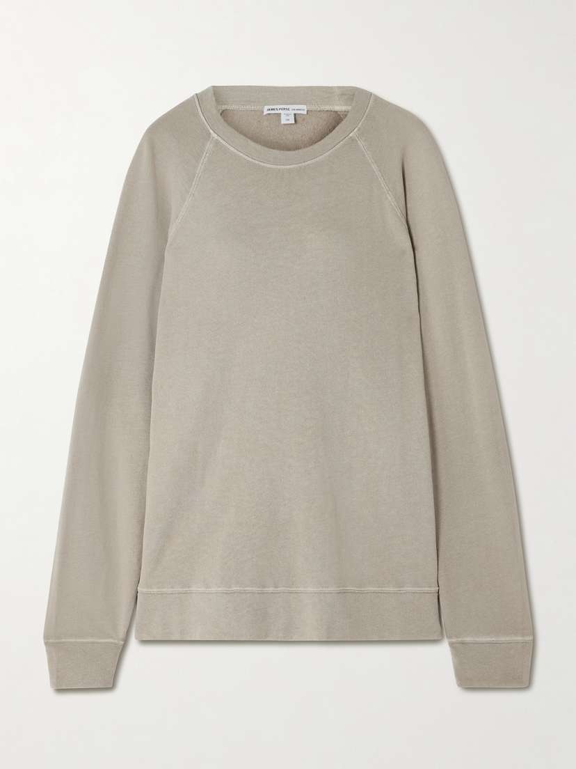 James Perse French Cotton-terry Sweatshirt