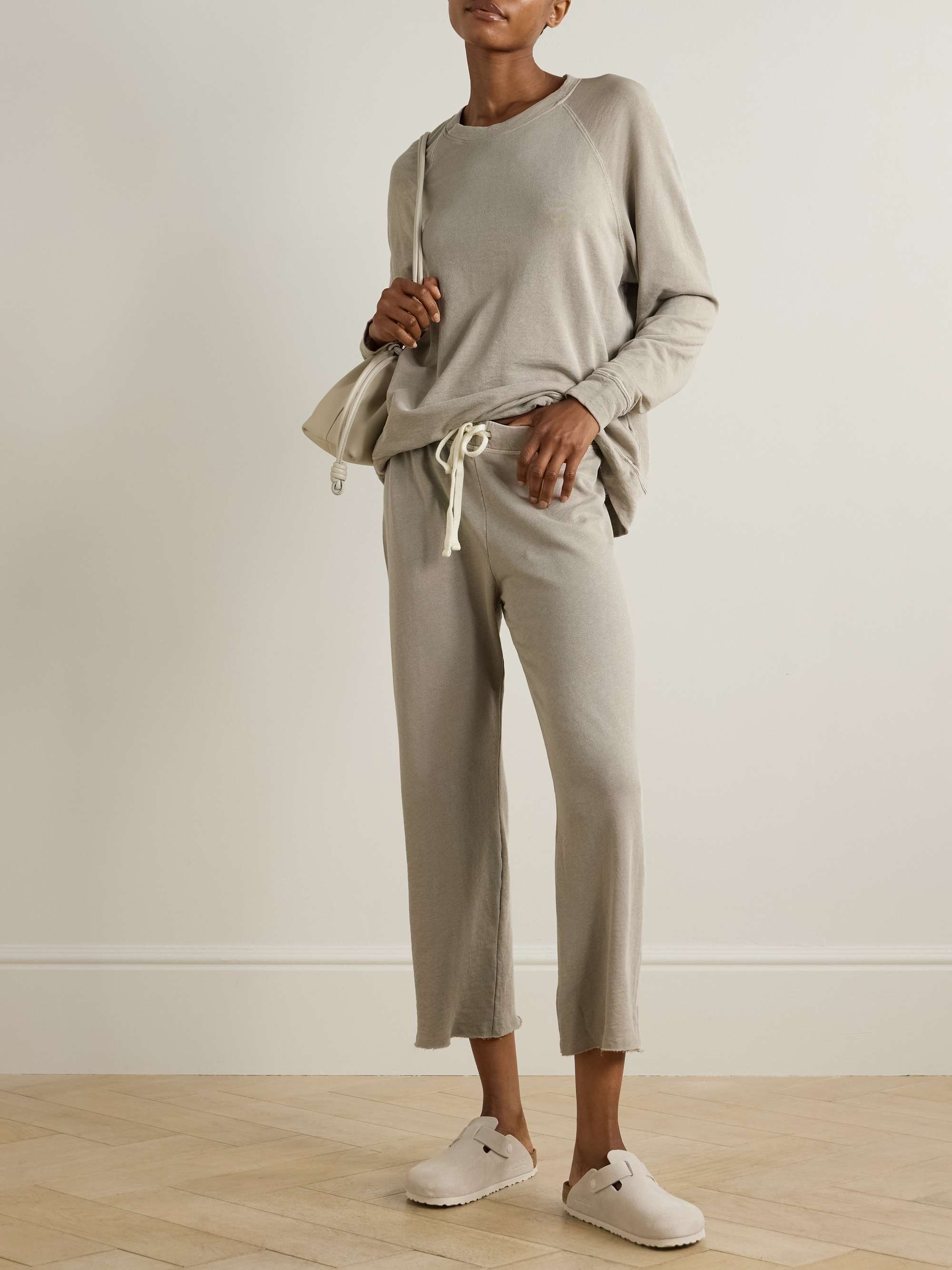 JAMES PERSE Supima cotton-terry sweatshirt