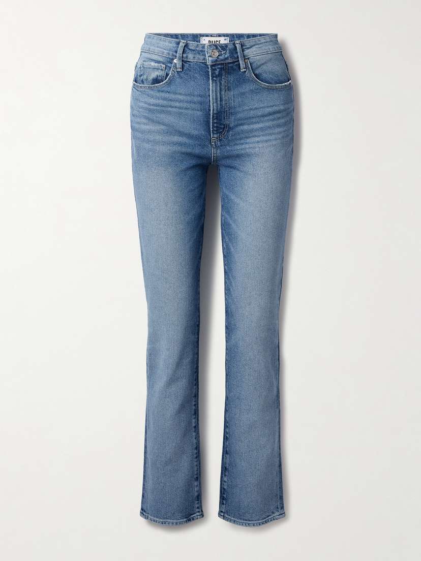 PAIGE Stella High-rise Straight-leg Jeans
