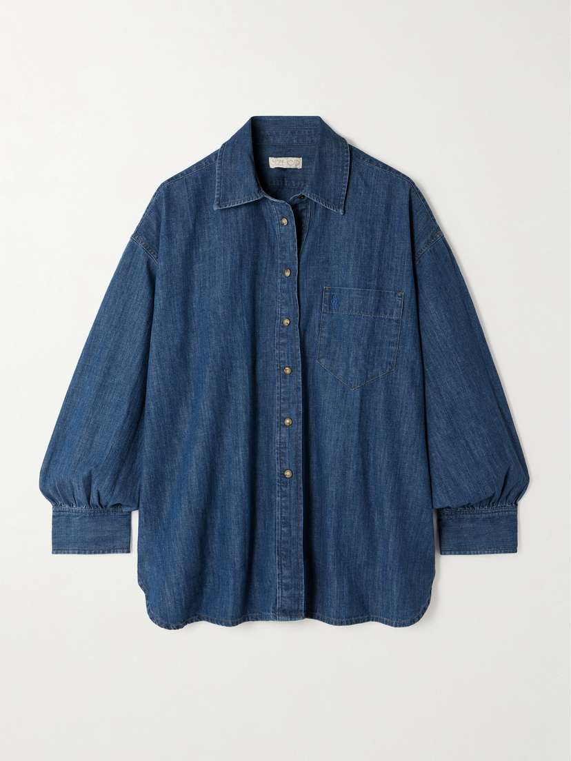 Suzie Kondi Kappa Denim Shirt - x large