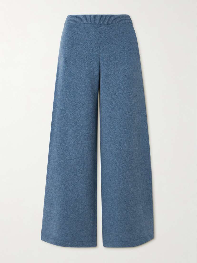 Suzie Kondi Zephyra Cashmere Wide-leg Pants