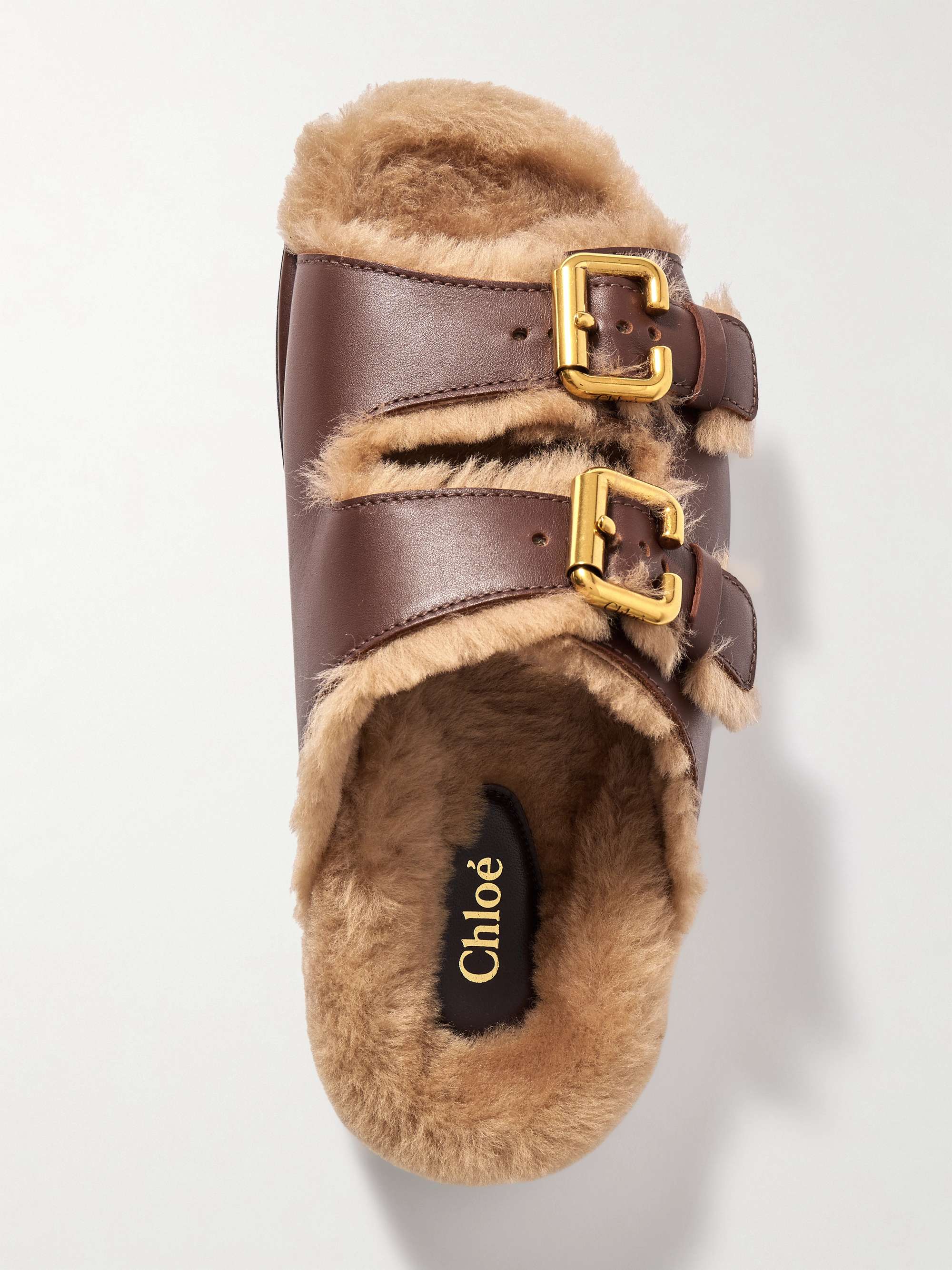 Chloe fur sandals hotsell