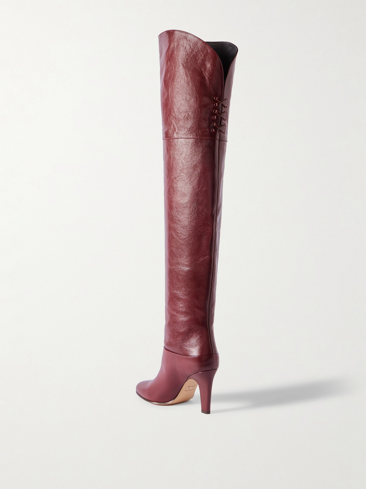 CHLOÉ EVE LEATHER OVER-THE-KNEE BOOTS