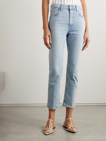 Citizens Of Humanity Zurie Ankle cropped high-rise straight-leg jeans