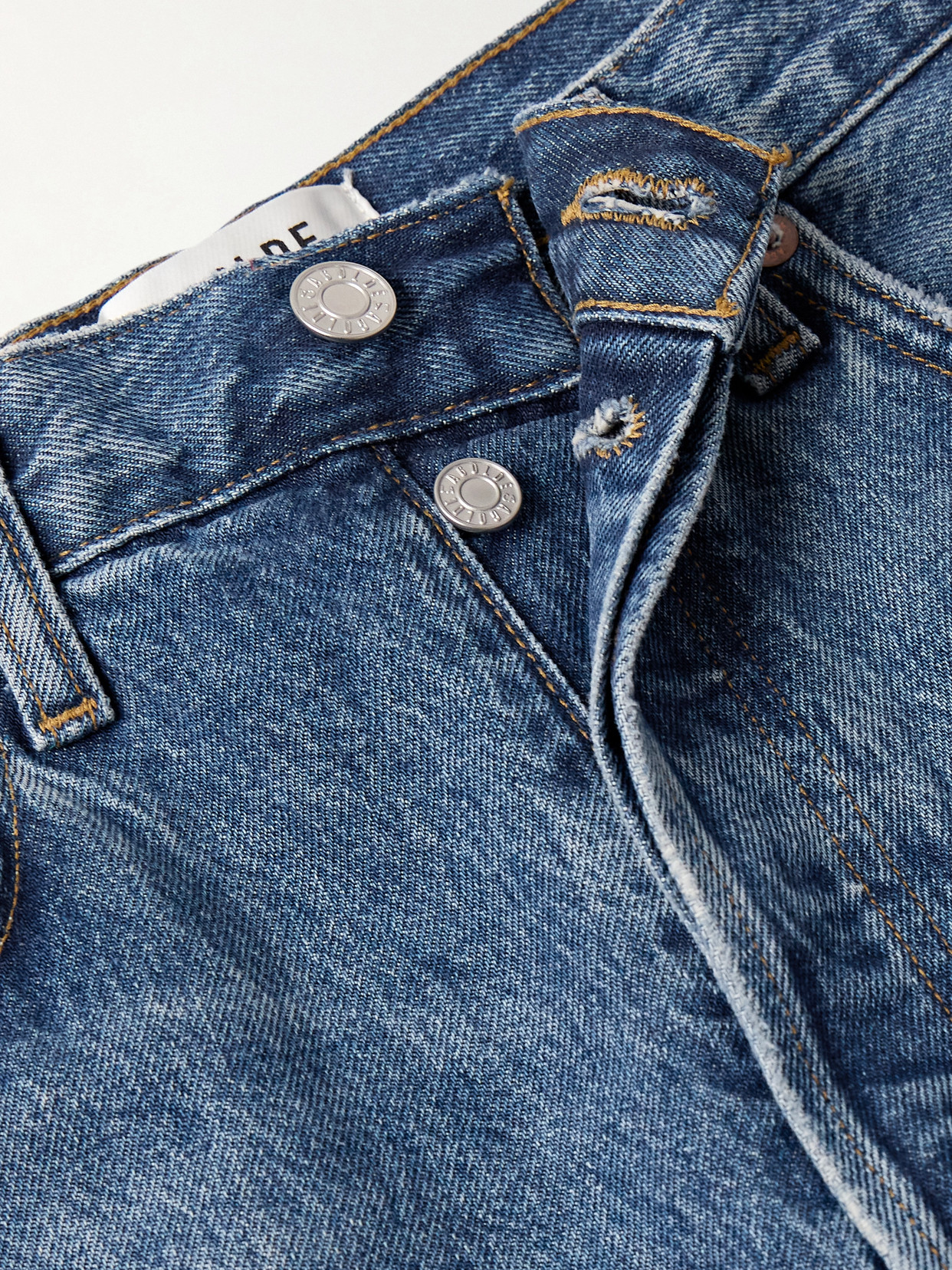 Agolde Kelly High-rise Straight-leg Jeans In Blue