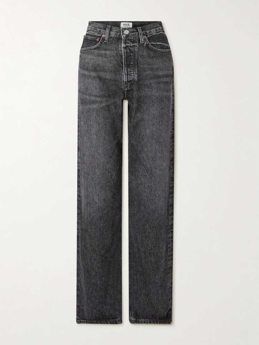 AGOLDE Kelly Mid-rise Straight-leg Organic Jeans
