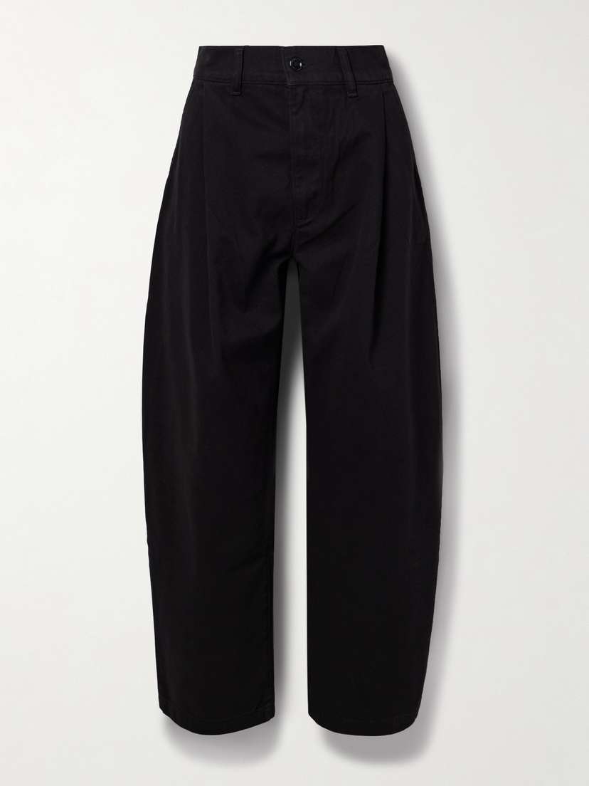 AGOLDE Danika Cotton-twill Barrel-leg Pants