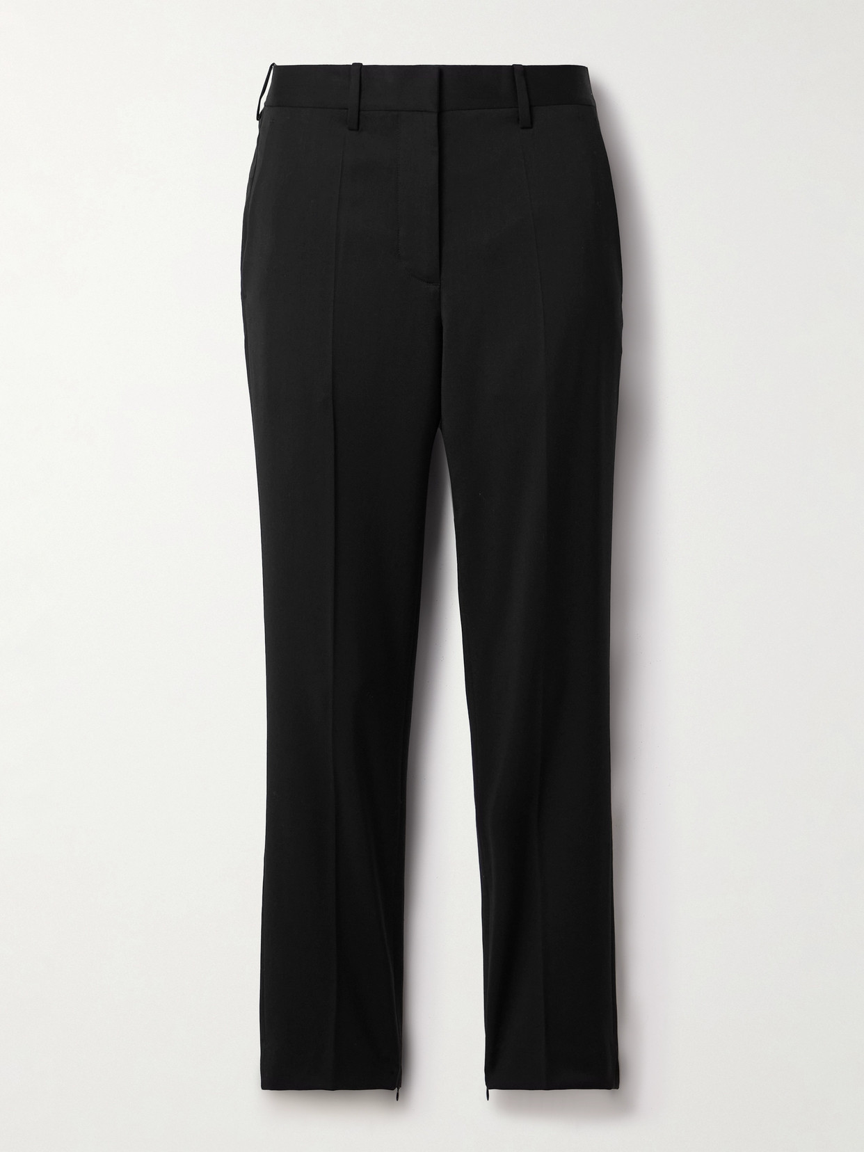 Helmut Lang Wool-twill Slim-leg Pants In Black