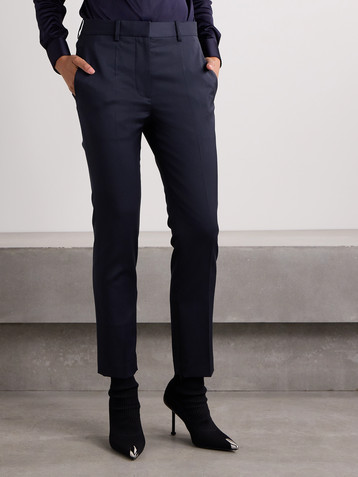 Helmut Lang Wool-twill slim-leg pants