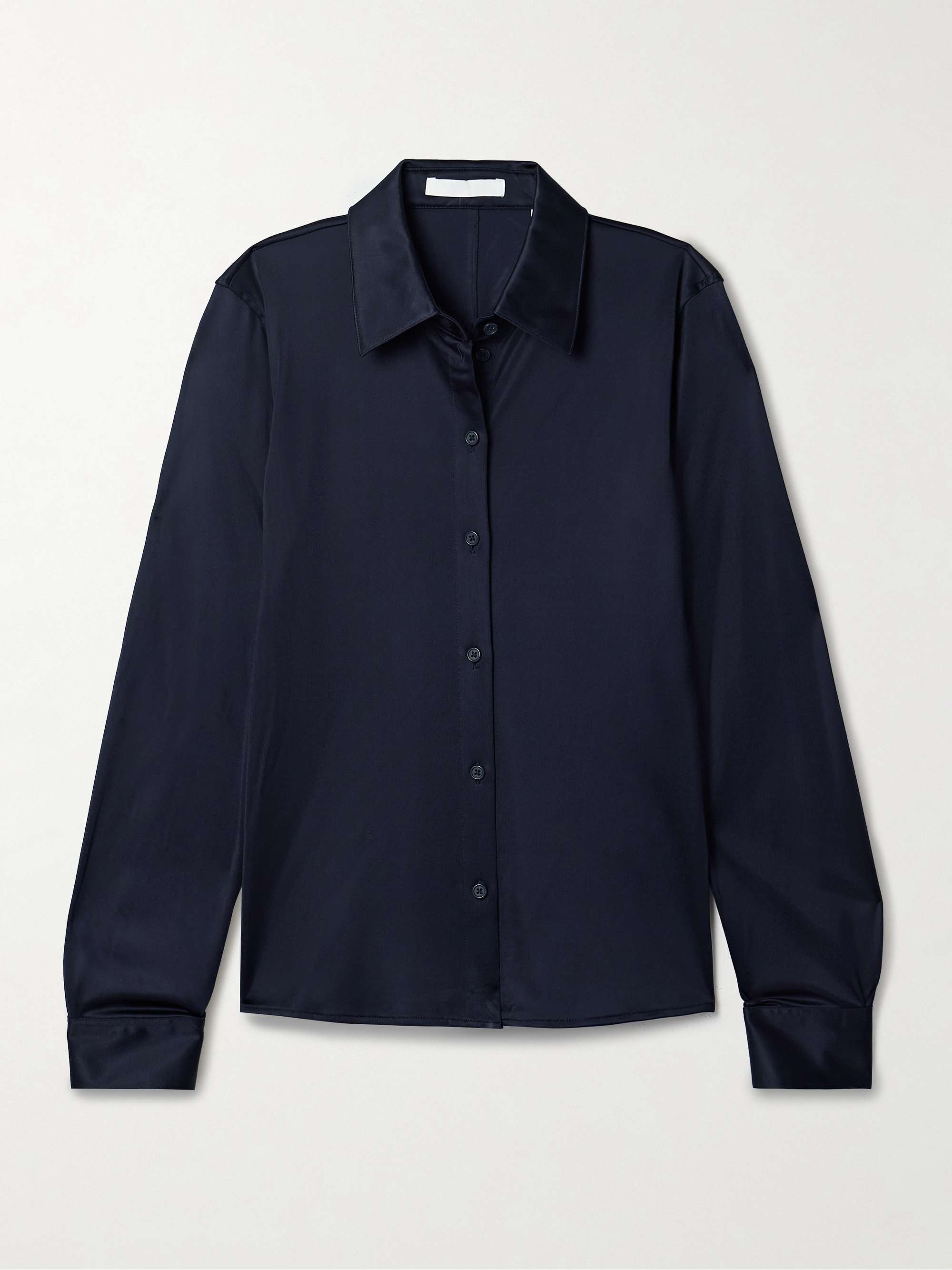 Satin jersey shirt