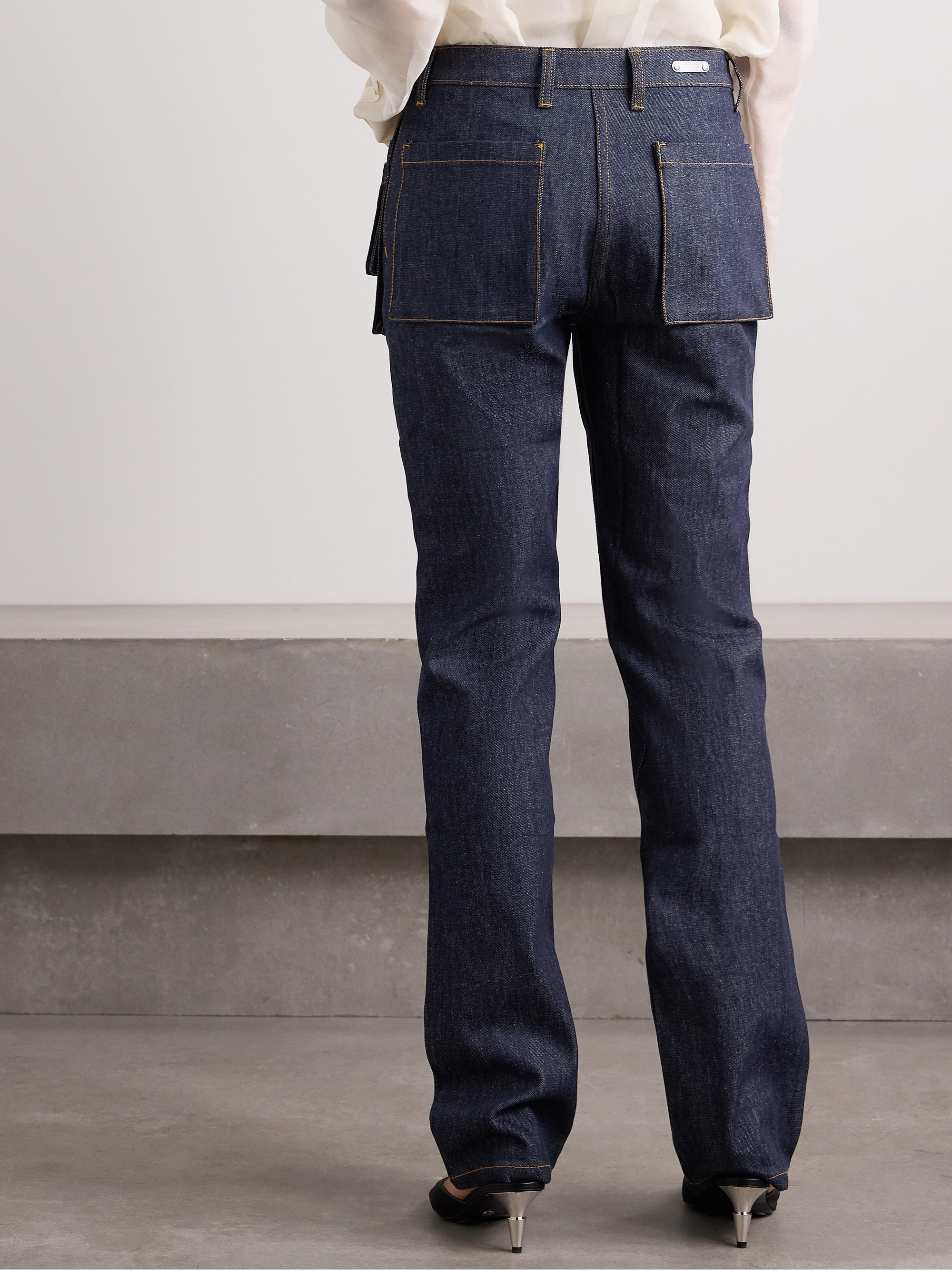 Helmut Lang Utility mid-rise straight-leg jeans thumbnail